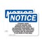Signmission Ethylene Oxide Cancer Hazard And Reproductive OSHA Notice Sign, Plastic, 10in W x 7in L, 2PK OS-2PACK-NS-P-710-L-12180 - alternate 1